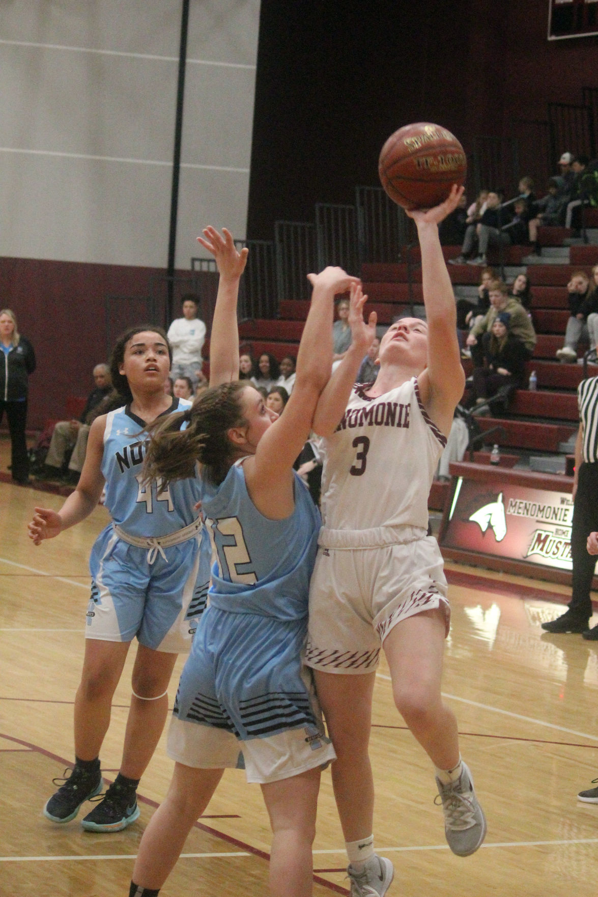 Eau Claire North at Menomonie girls basketball 2-13-20